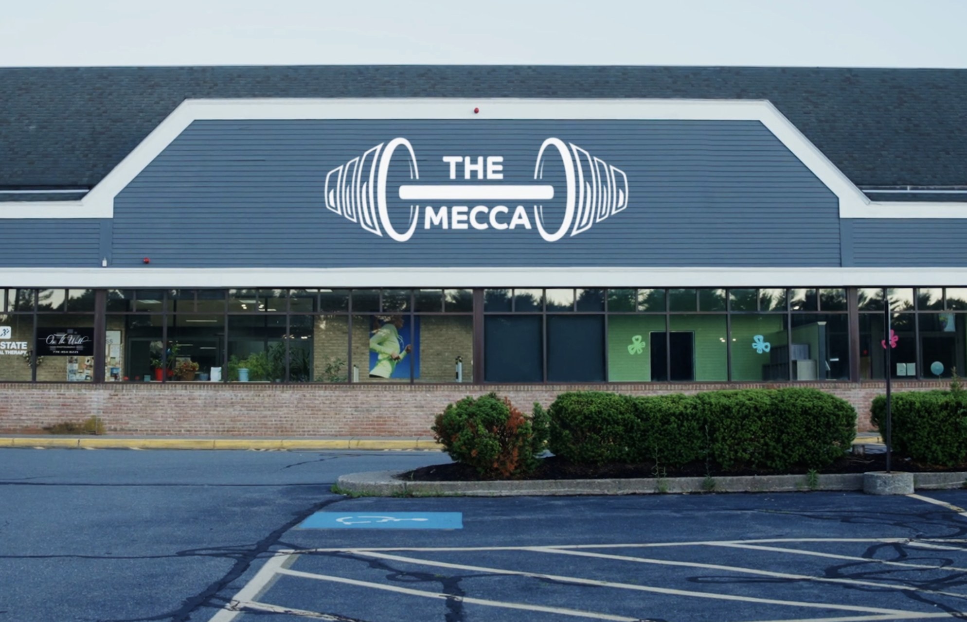The Mecca's strip-mall storefront